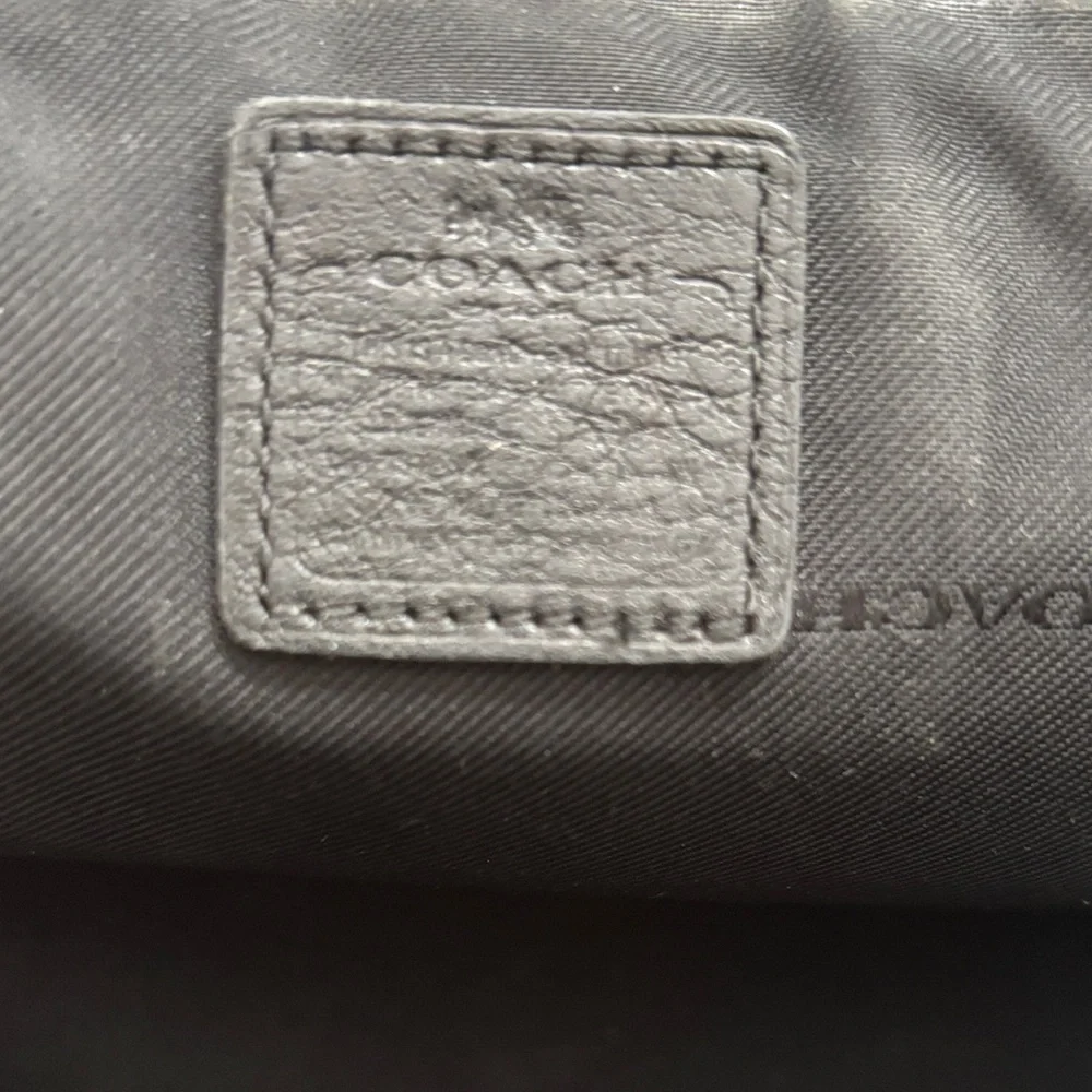 Coach Large Leather Cosmetic Pouch - Picture 2 of 6